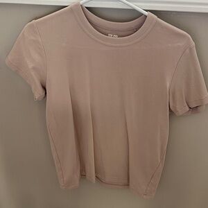 Uniqlo Light Pink Short Sleeve Tee